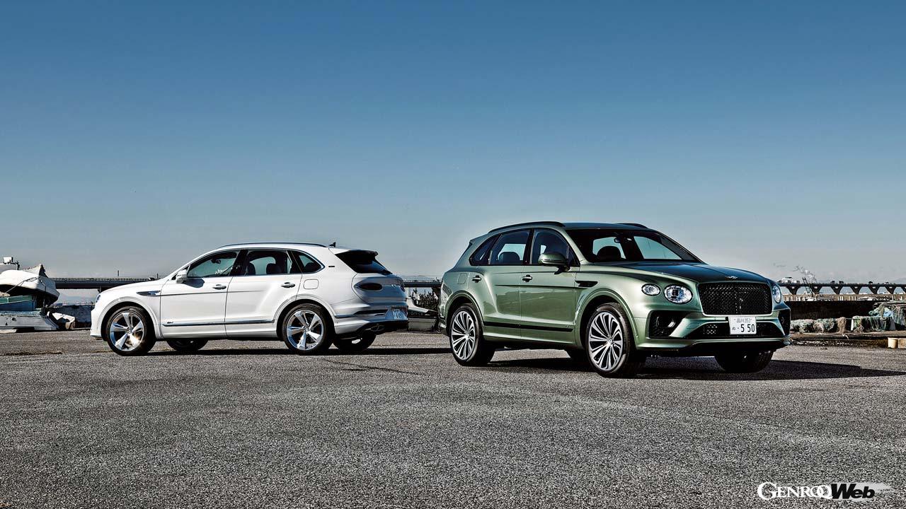 ベントレー ベンテイガ ハイブリッドとベンテイガ V8のスタイリング