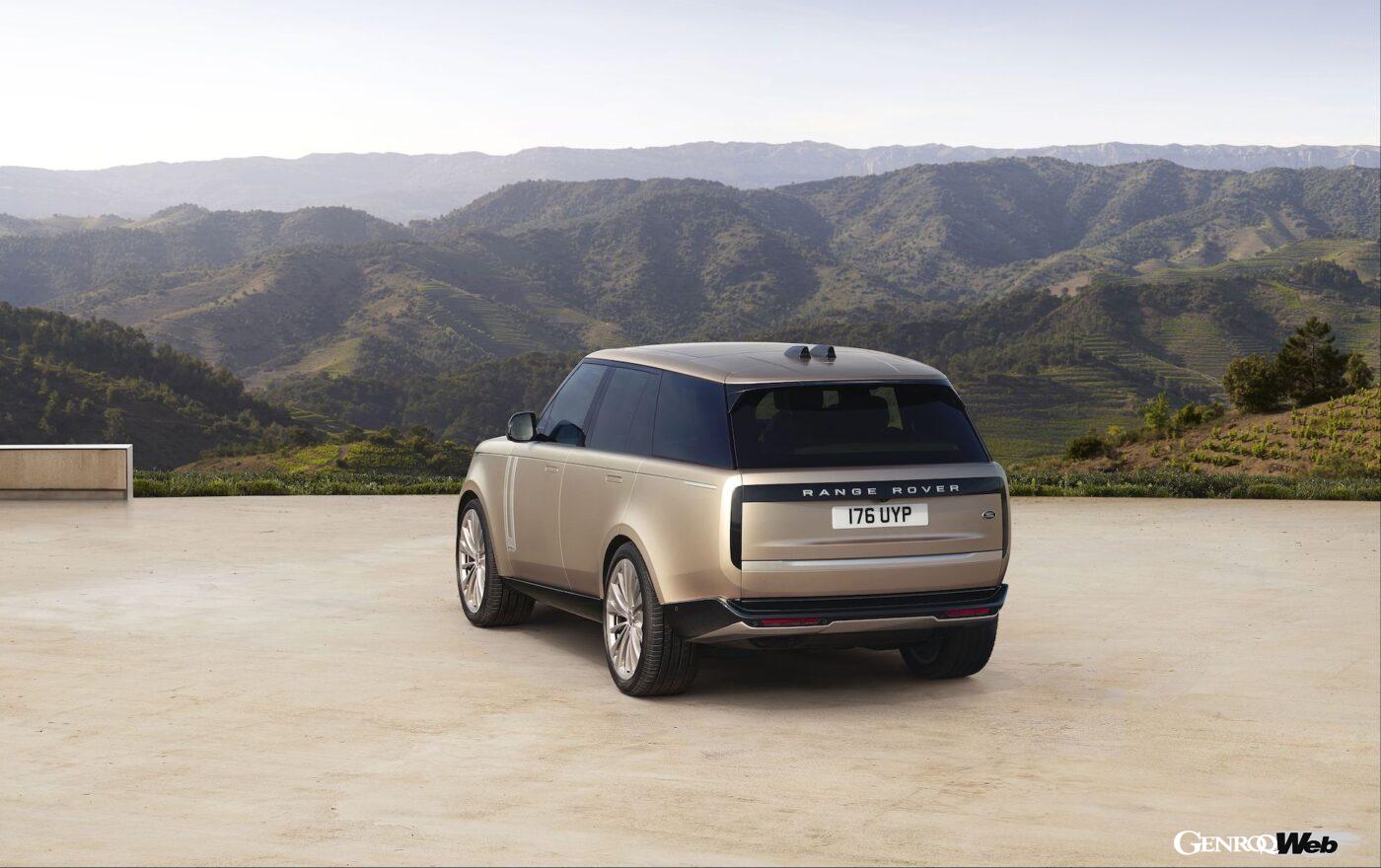 新型レンジローバーのリヤスタイル