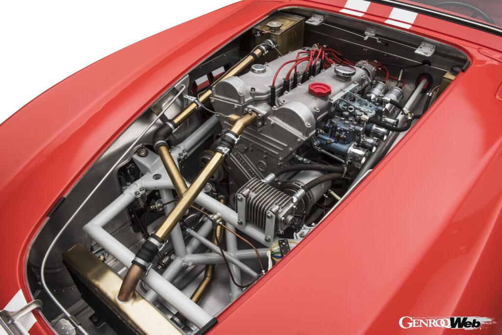 1950年代にチェコのシュコダが開発したレーシンブプロトタイプ「シュコダ 1100 OHCクーペ」のパワーユニット。