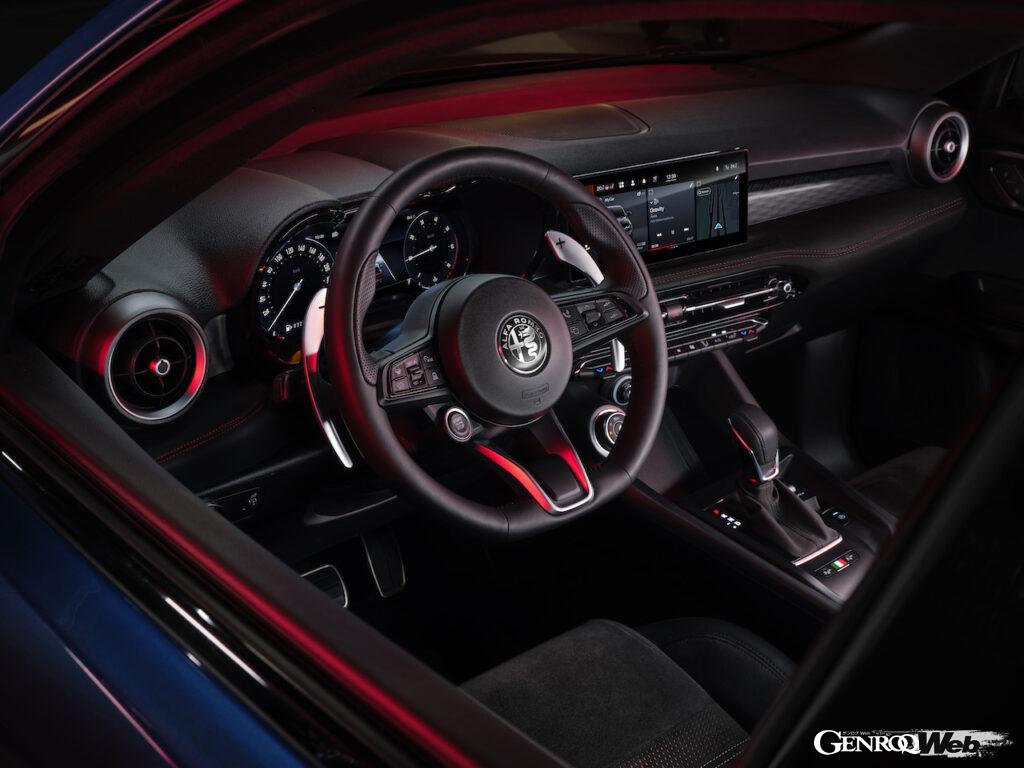 アルファロメオの新型コンパクトSUV「トナーレ」のインテリア。