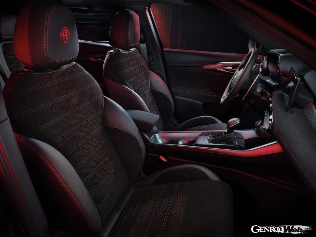 アルファロメオの新型コンパクトSUV「トナーレ」のインテリア。