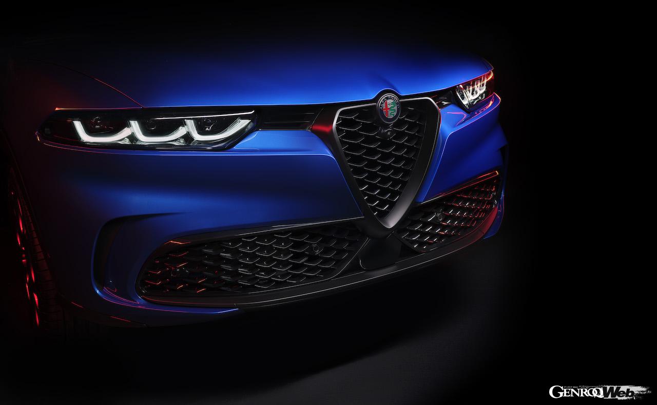 アルファロメオの新型コンパクトSUV「トナーレ」のディテール。