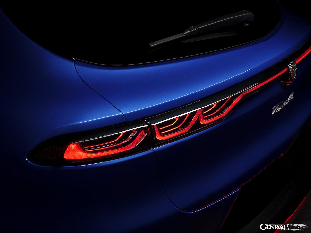 アルファロメオの新型コンパクトSUV「トナーレ」のディテール。