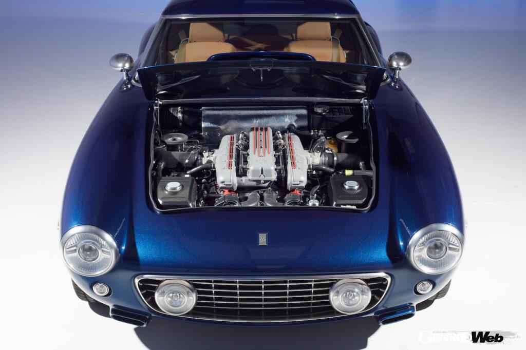 先行テスト仕様「Car Zero」が完成したRML ショートホイールベースのフェラーリ製パワーユニット。