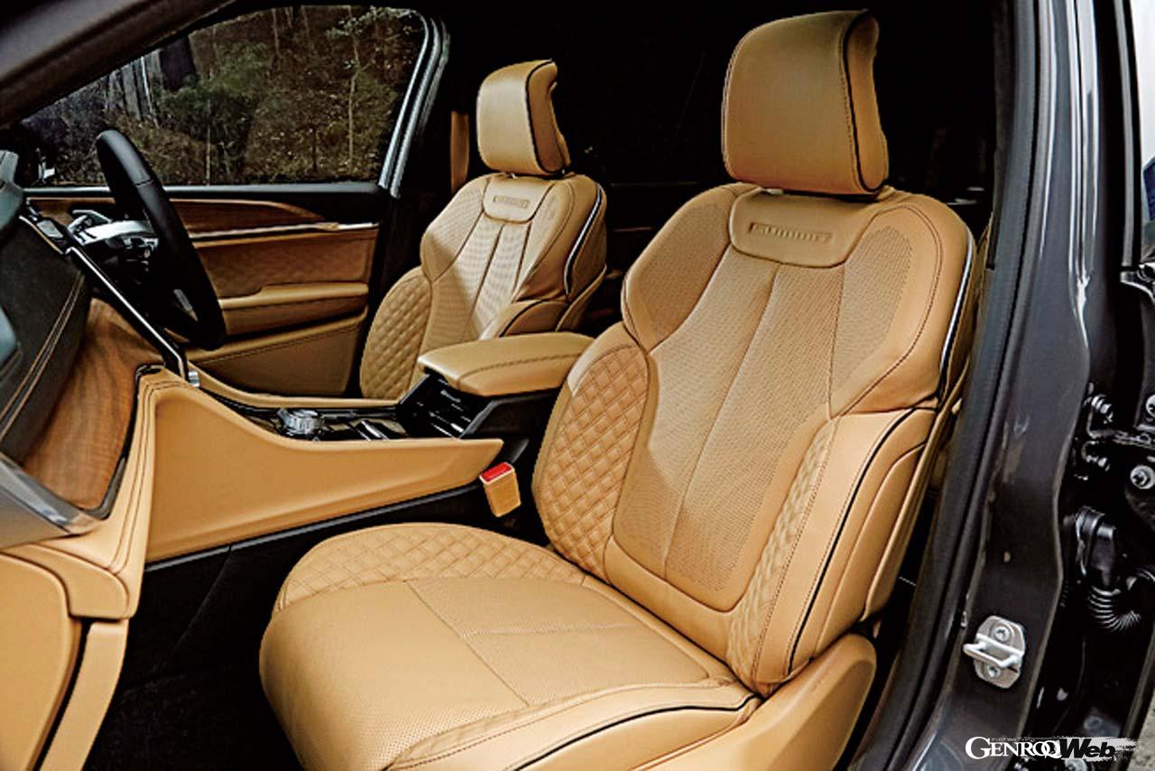 ジープ グランドチェロキー Lのフロントシート