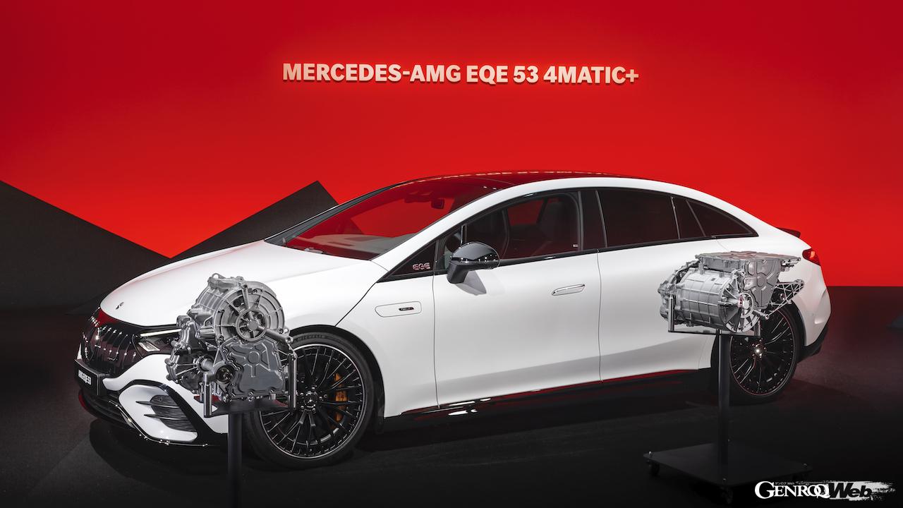 メルセデスAMG EQE 53 4MATIC＋のメカニズムイメージ