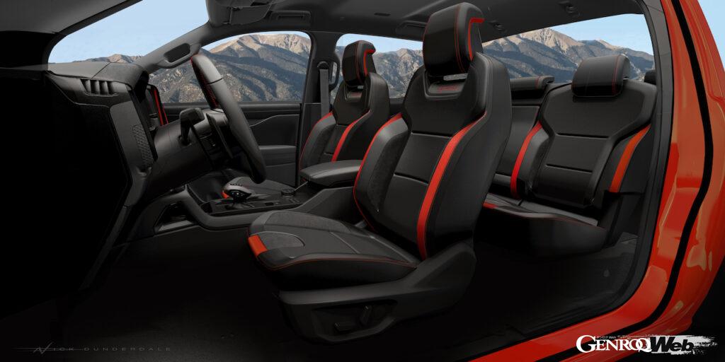 フォード レンジャー ラプター。キャビン