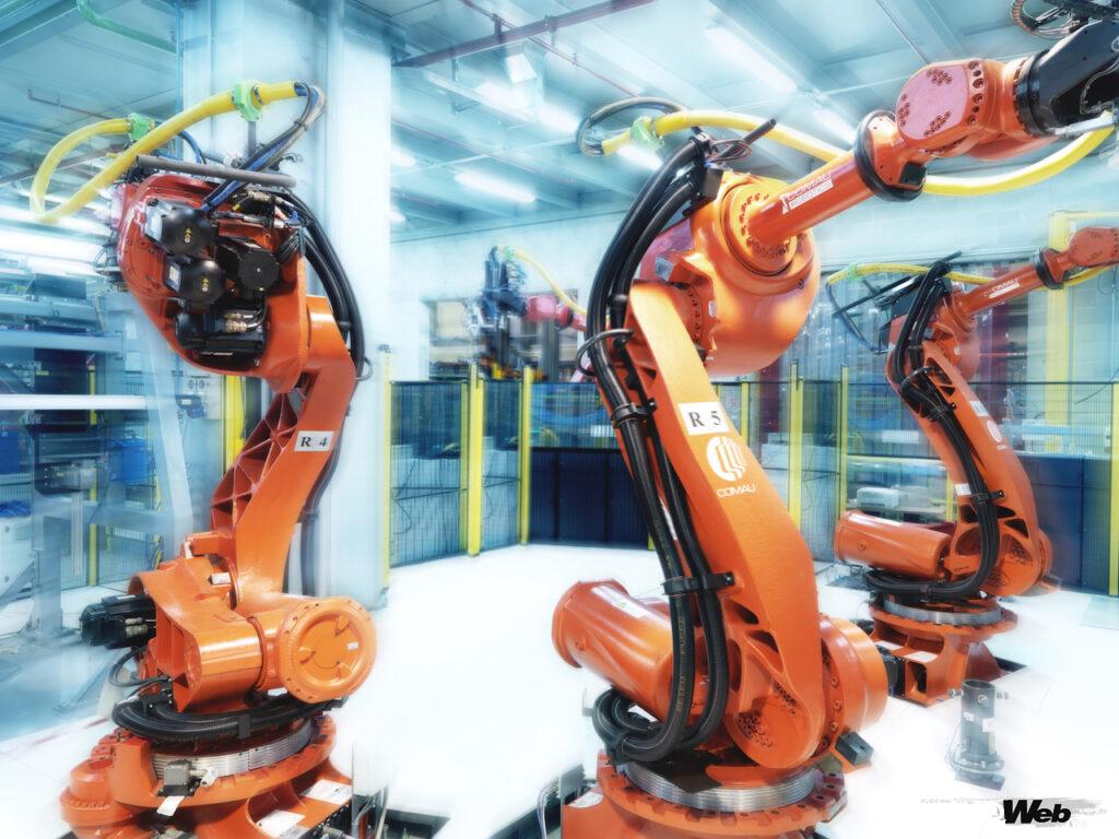 ピレリの自動タイヤ製造ロボットシステム、MIRSのイメージ