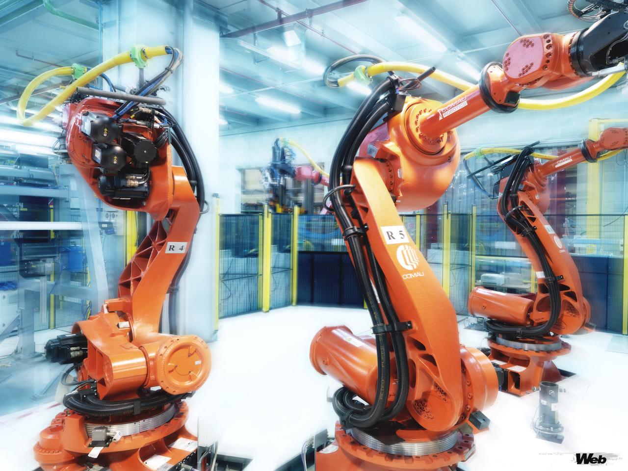 ピレリの自動タイヤ製造ロボットシステム、MIRSのイメージ