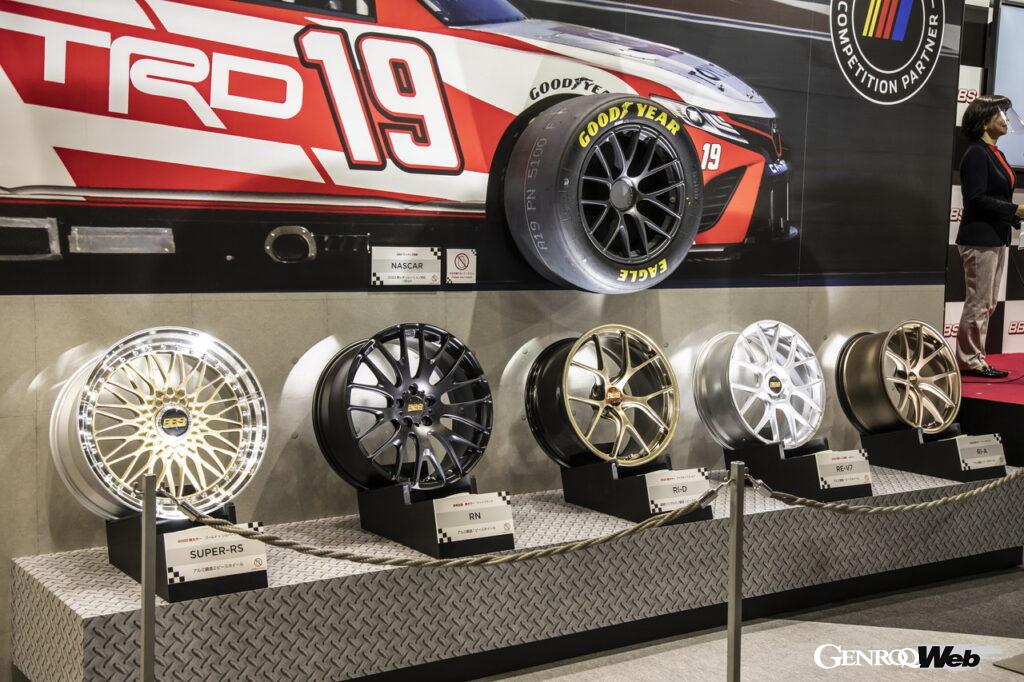 東京オートサロン2022、BBSジャパンの出展ブース