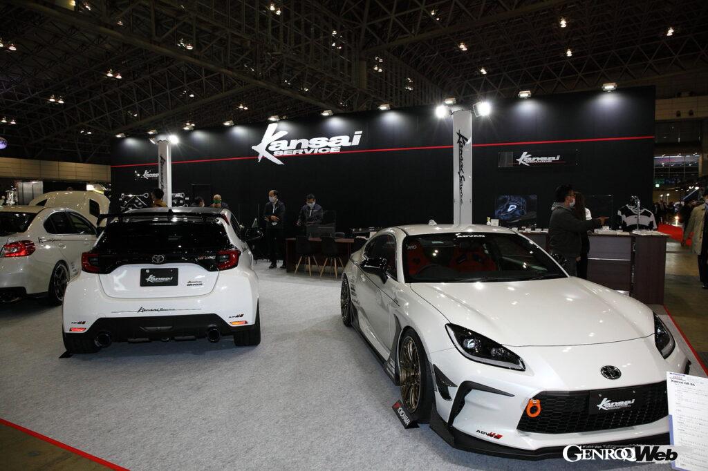 東京オートサロン2022、Kansai SERVICEの出展ブース