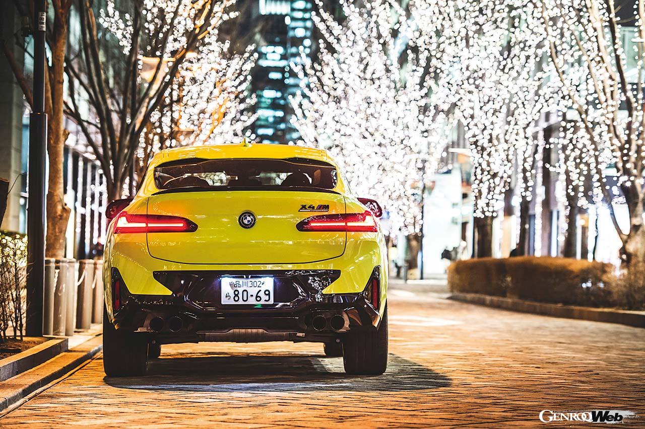 BMW X4 Mコンペティションのリヤビュー