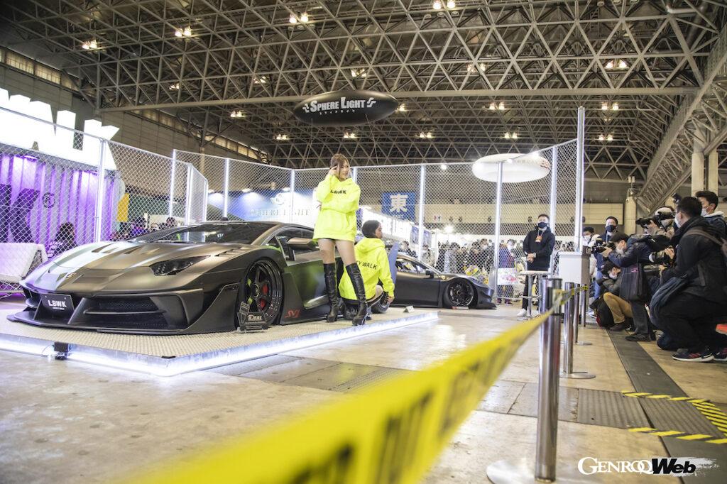 リバティウォークのブースは常に大盛況