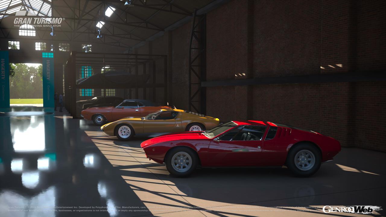 『グランツーリスモ7』内に登場する「ハガティ・コレクション」の名車達。