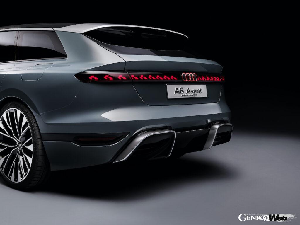 PPEテクノロジーを採用した「アウディ A6 アバント e-tron コンセプト」のディテール。
