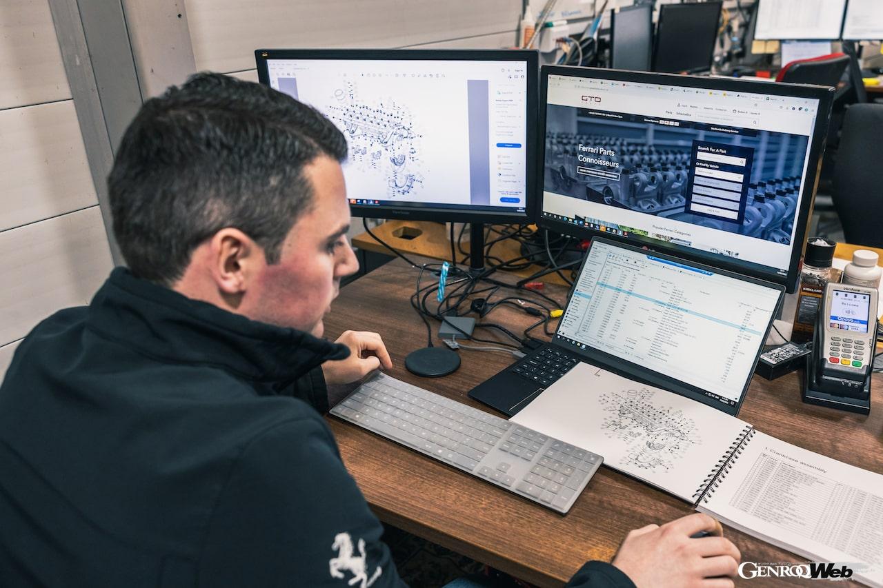 ヒストリック・フェラーリのスペシャリスト、GTOエンジニアリングが製作した技術回路図面