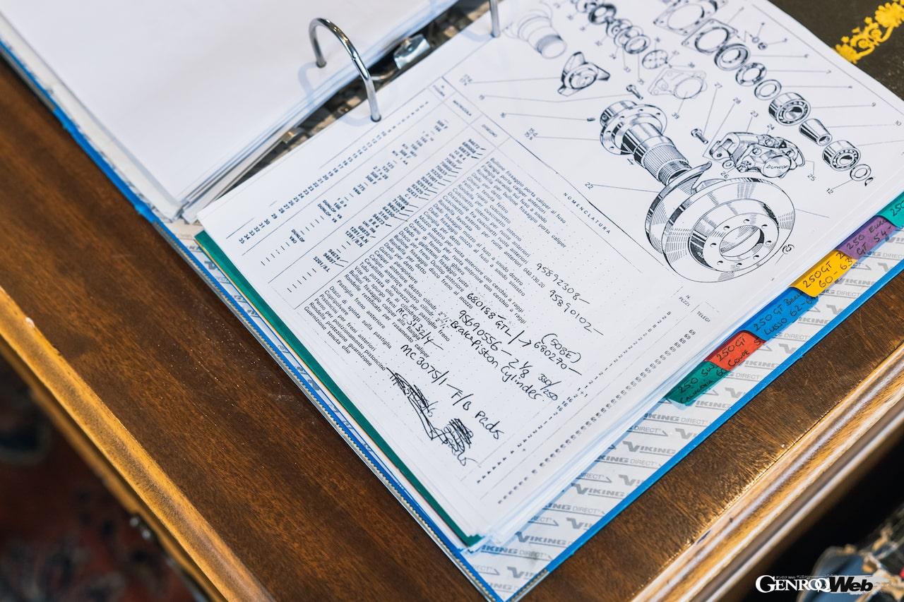 ヒストリック・フェラーリのスペシャリスト、GTOエンジニアリングが製作した技術回路図面