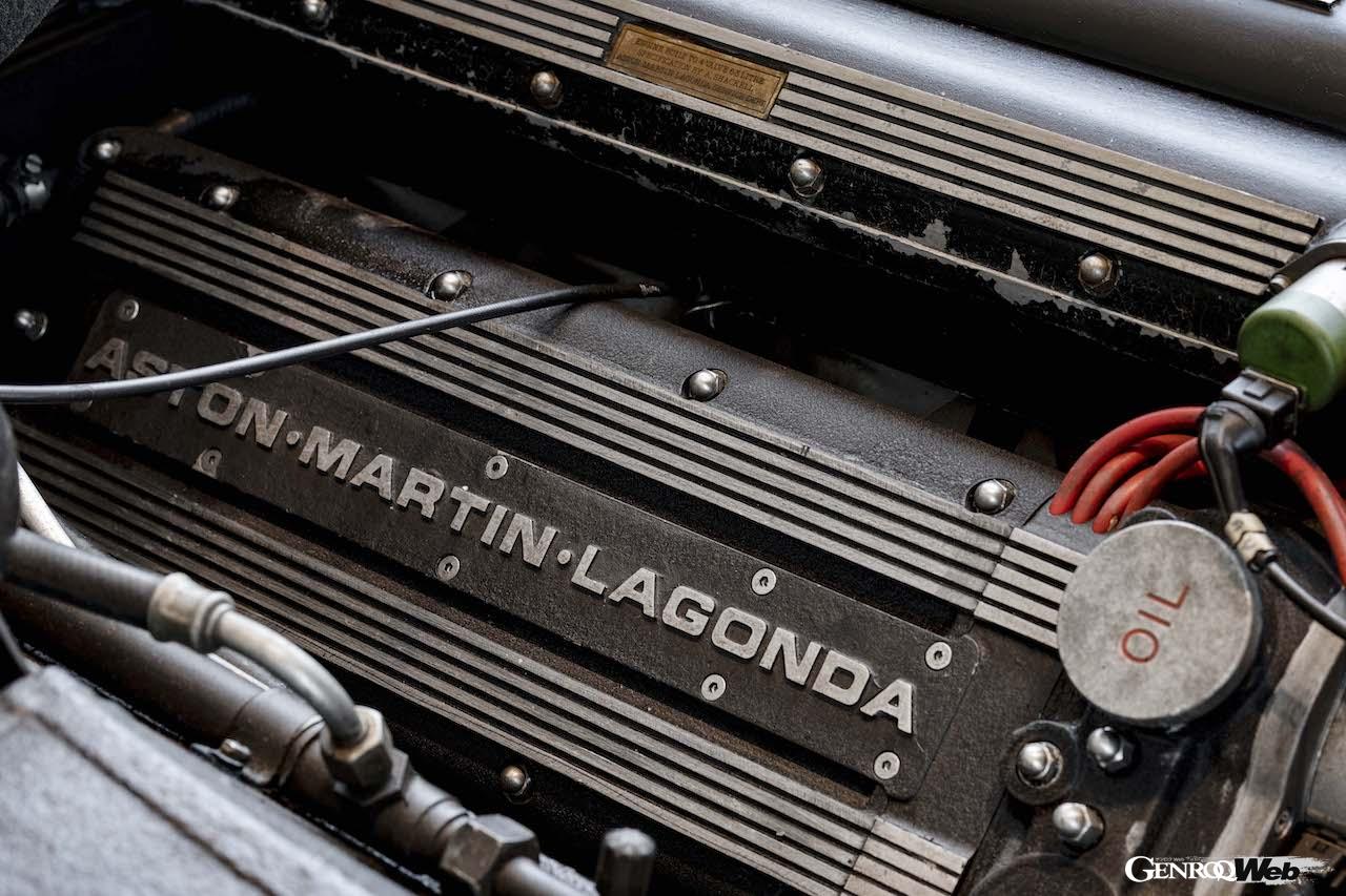 アストンマーティン ヴィラージュ 6.3に搭載された、6.3リッターV型8気筒ユニット。