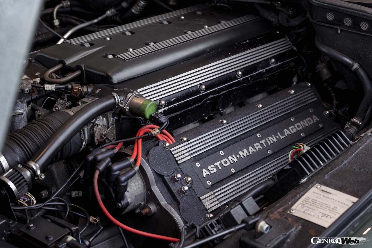 アストンマーティン ヴィラージュ 6.3に搭載された6.3リッターV型8気筒ユニット。