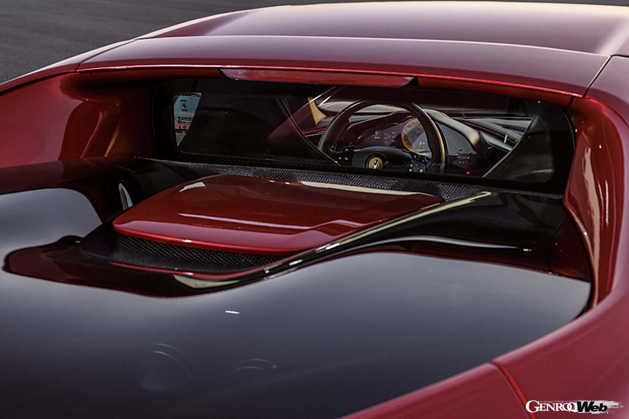 フェラーリ 296 GTBのリヤセクション