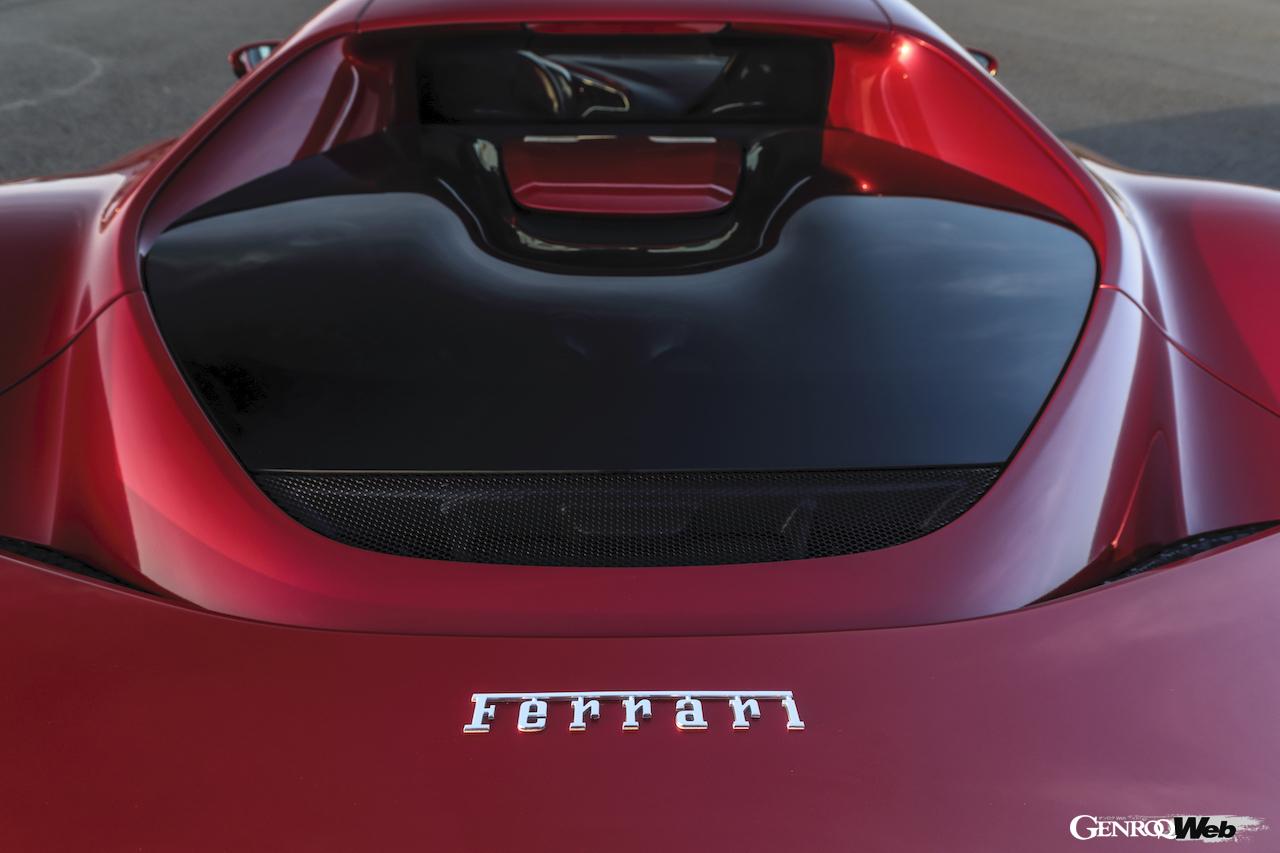 フェラーリ 296 GTBのリヤセクション