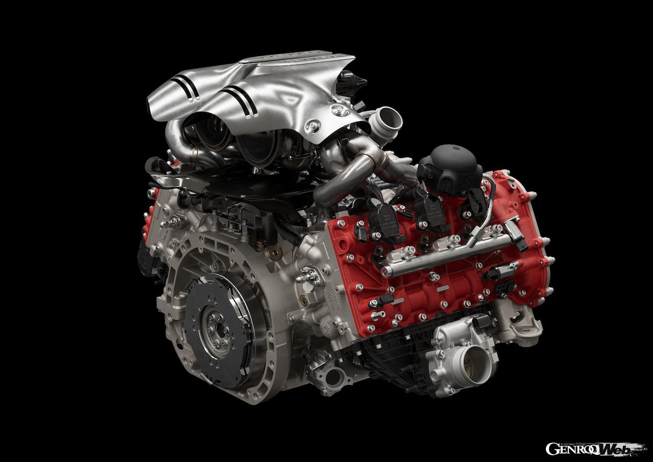 フェラーリ 296 GTBのV6エンジン