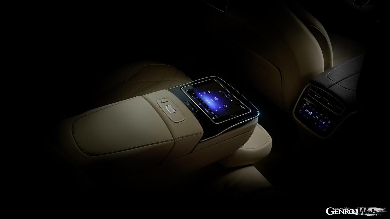 メルセデス・ベンツ EQS SUVのリヤシート用アームレスト