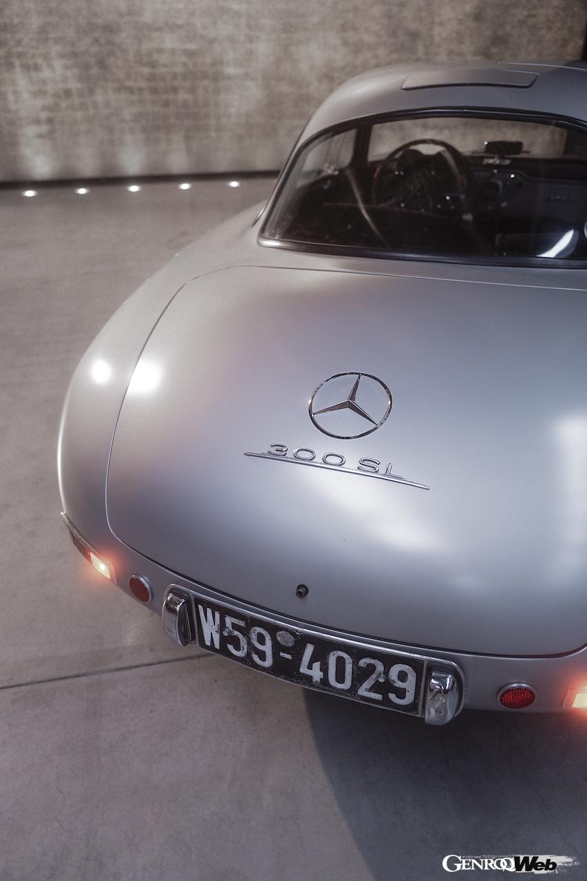 メルセデス・ベンツSLのルーツ、1952年に誕生したレーシングカーの300SL（W194）。リヤセクション