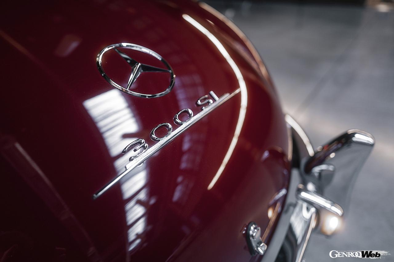 メルセデス・ベンツSLの過去モデル。1957年の300SLクーペ（W198）。リヤセクション