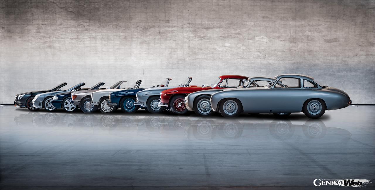 メルセデス・ベンツSLのルーツ、そして歴代モデル。サイドビュー