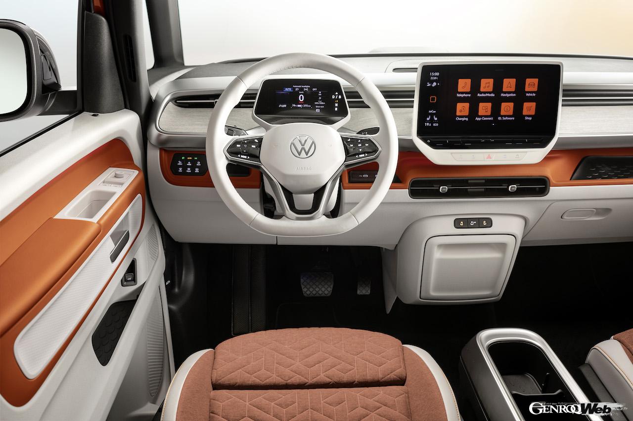 フォルクスワーゲンの新型EV、ID. Buzzのコクピット