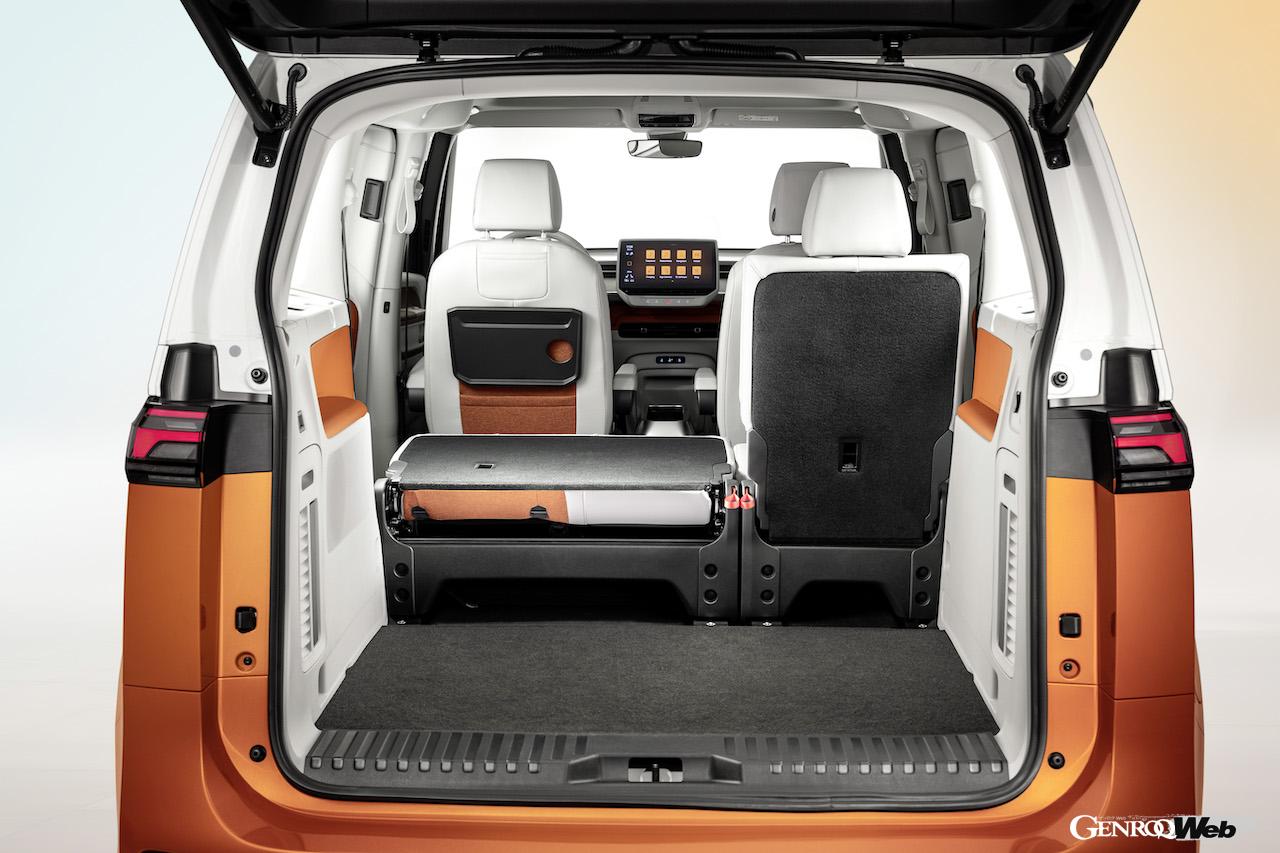フォルクスワーゲンの新型EV、ID. Buzzのラゲッジコンパートメント