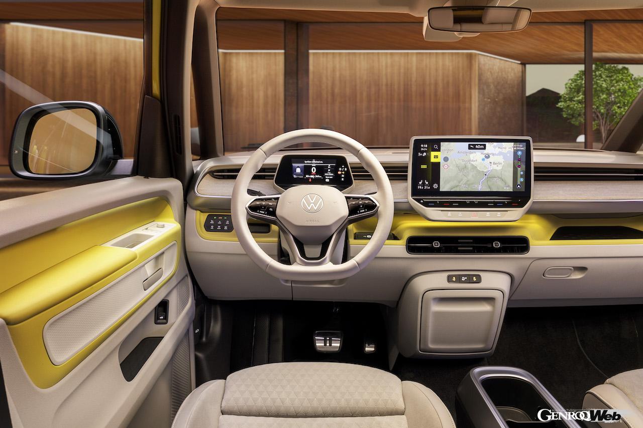 フォルクスワーゲンの新型EV、ID. Buzzのコクピット