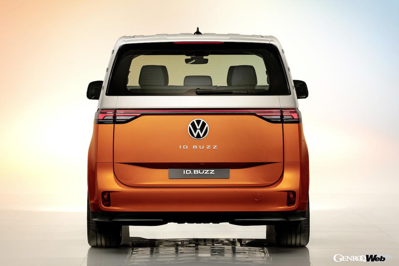 フォルクスワーゲンの新型EV、ID. Buzzのリヤビュー