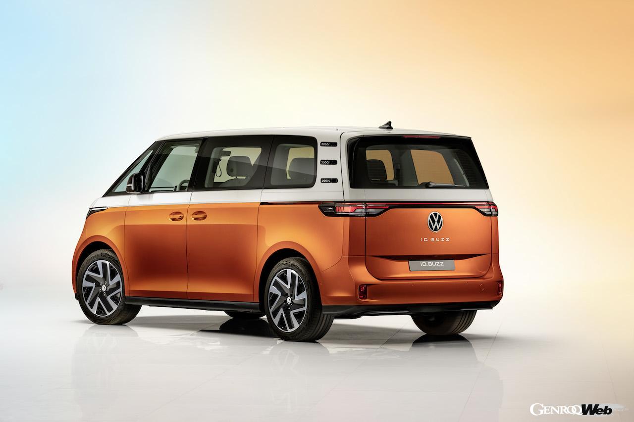 フォルクスワーゲンの新型EV、ID. Buzzのリヤビュー