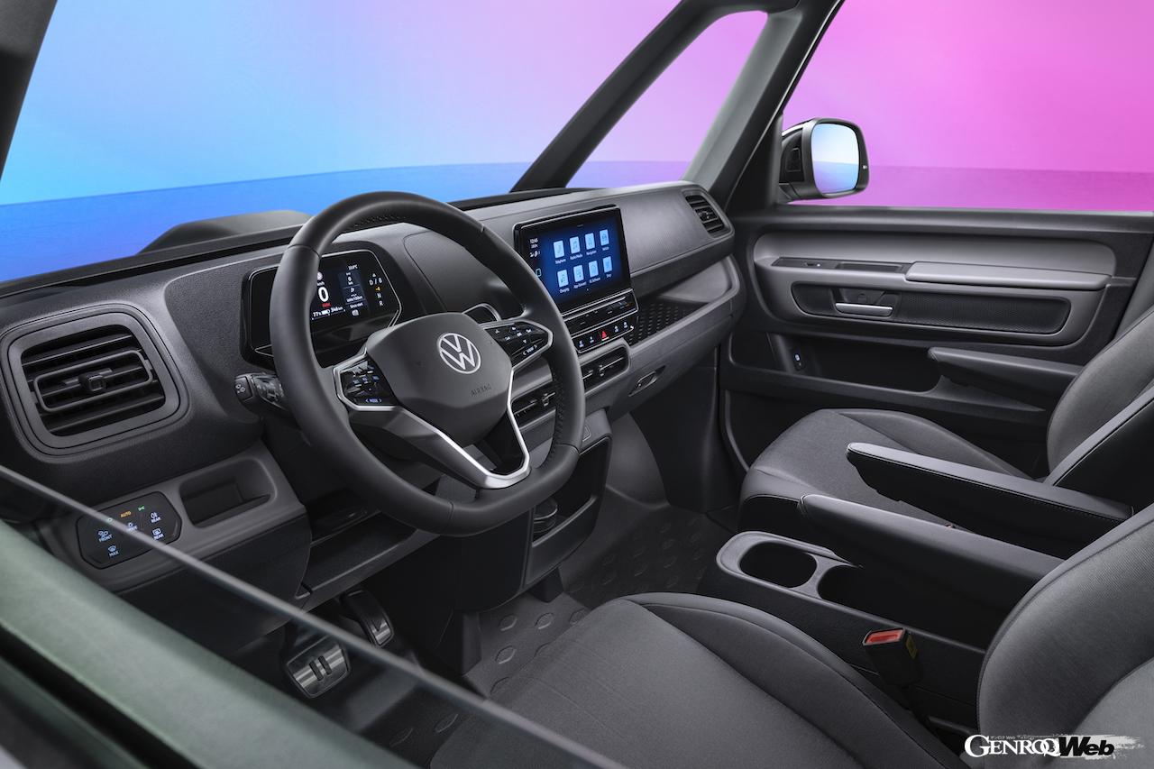 フォルクスワーゲンの新型EV、ID. Buzzカーゴのコクピット
