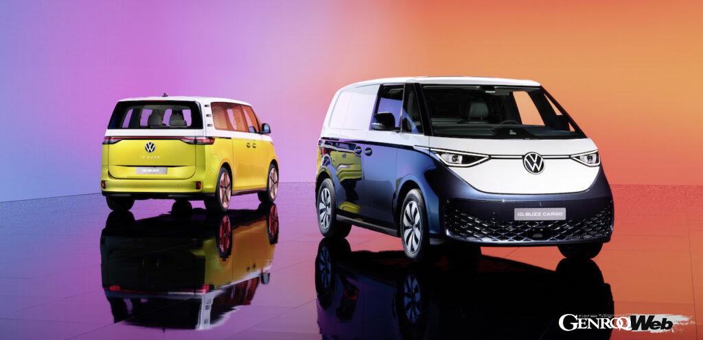 フォルクスワーゲンの新型EV、ID. Buzzと商用仕様のID. Buzzカーゴ