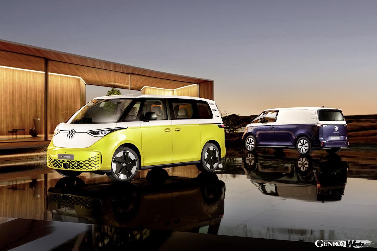 フォルクスワーゲンの新型EV、ID. Buzzと商用仕様のID. Buzzカーゴ