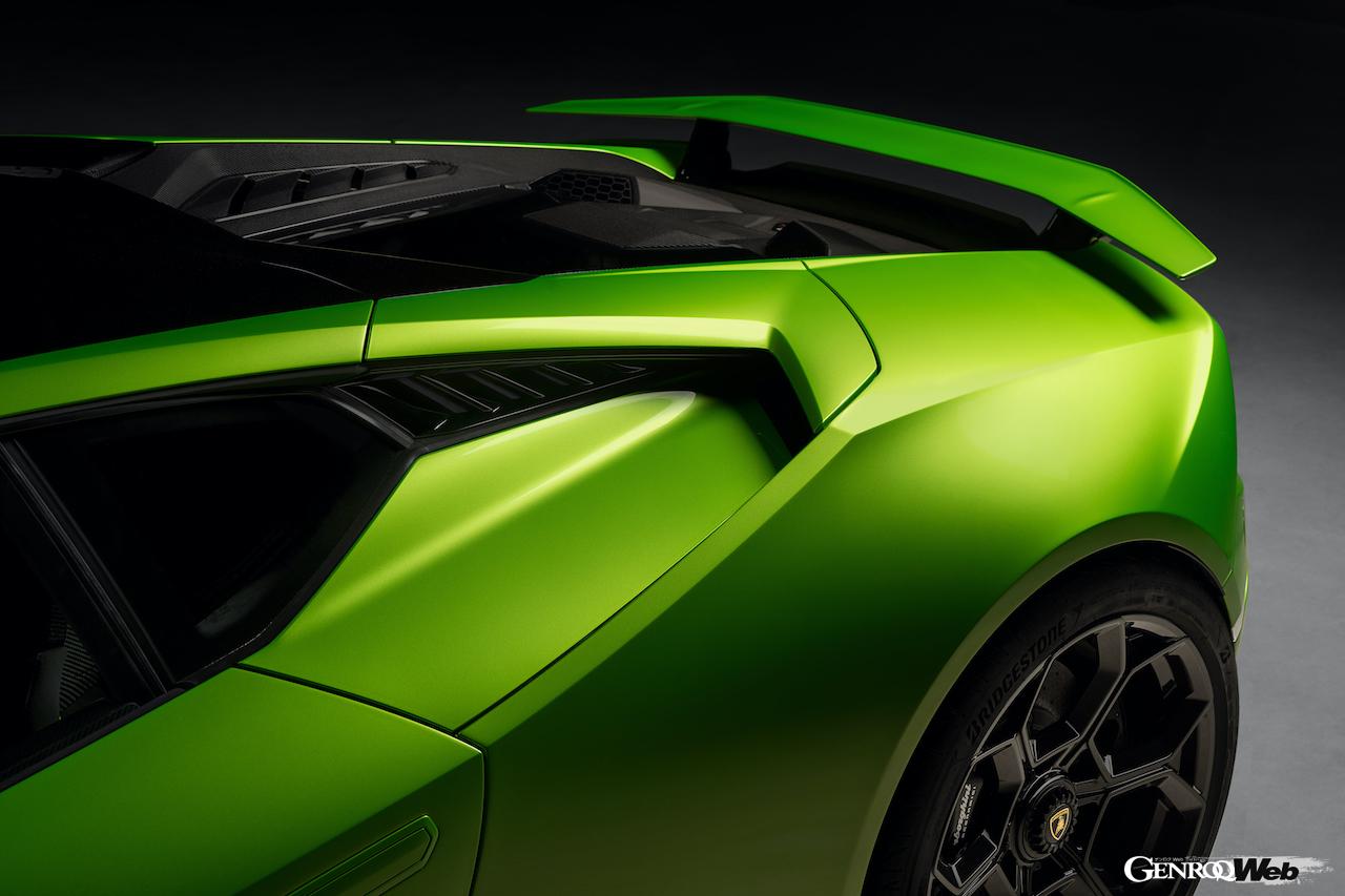 「ランボルギーニ ウラカン テクニカ」のディテール。