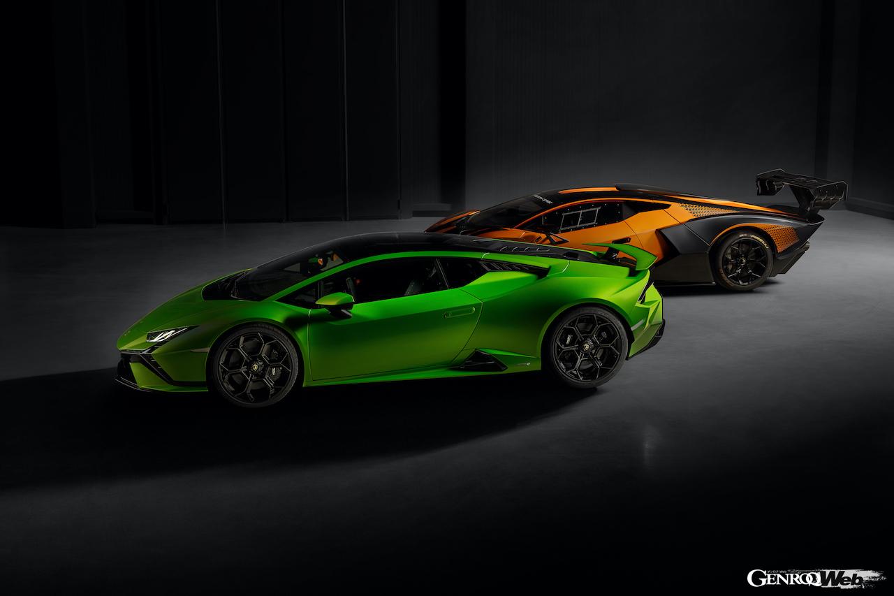 「ランボルギーニ ウラカン テクニカ」のエクステリア。