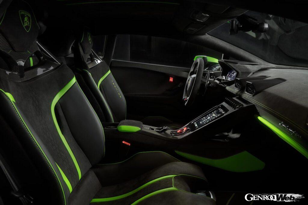 「ランボルギーニ ウラカン テクニカ」のインテリア。