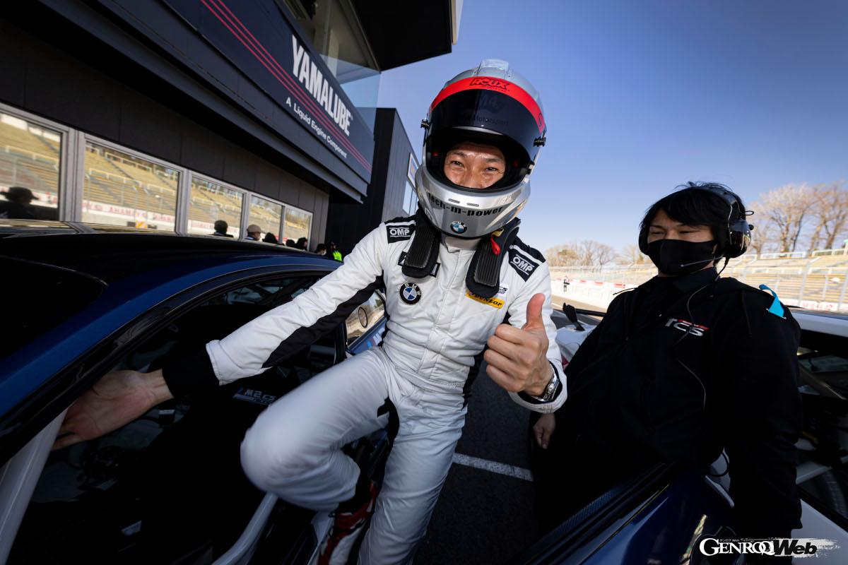 ♯25 TECH-M M2 CS Racing 水元寛規選手。記念すべき開幕戦をポール・トゥ・ウィンで飾った。