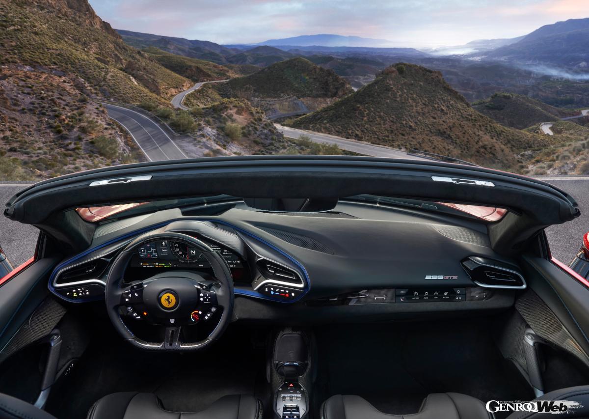 フェラーリ 296 GTS アセットフィオラーノパッケージのコクピット