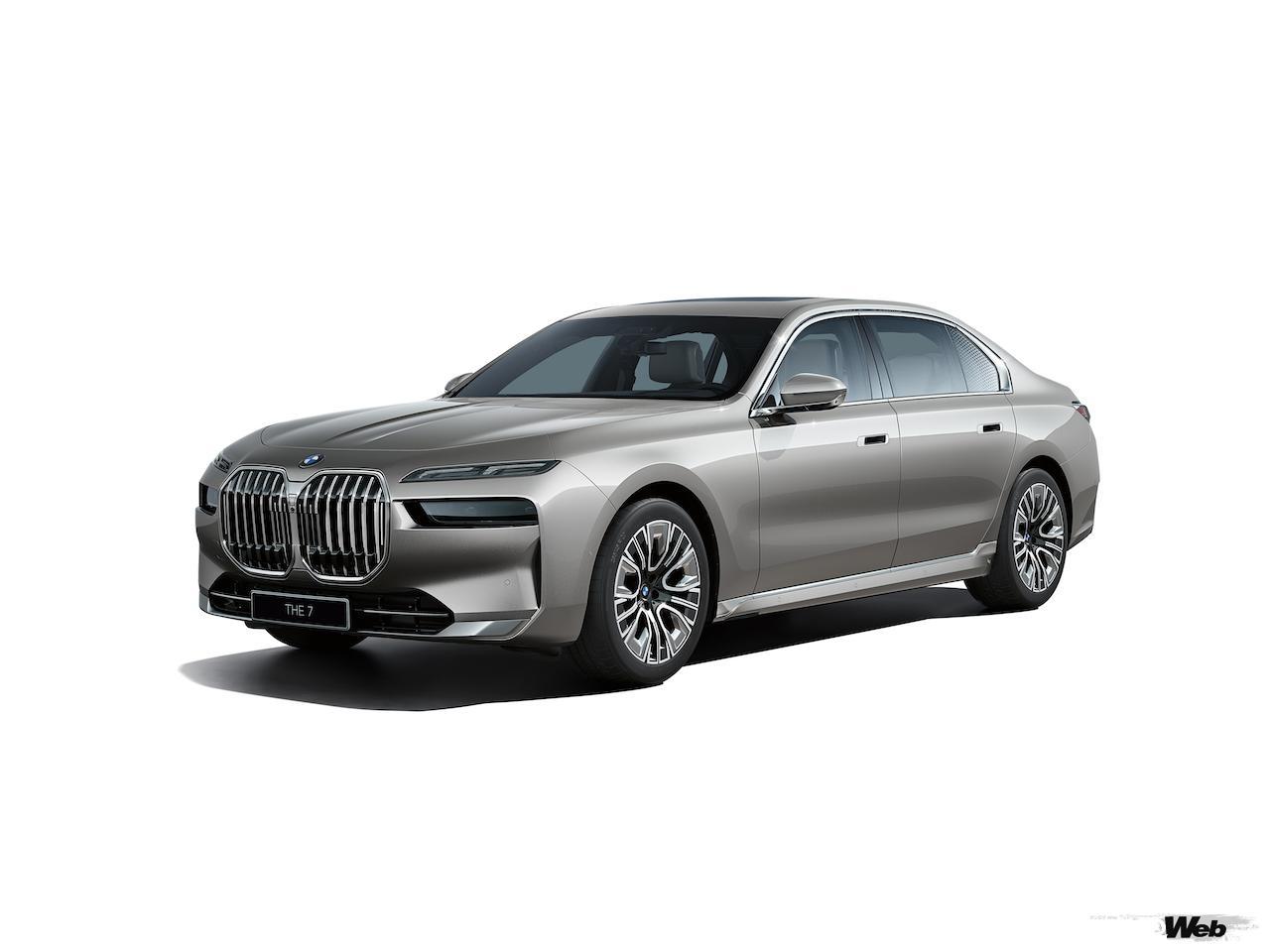 新型BMW 7シリーズのフロントビュー