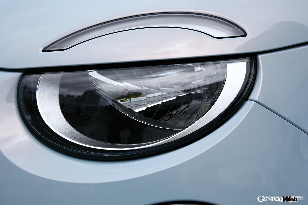 フィアット 500e Popのヘッドライト