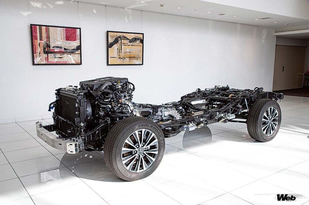 レクサス LX600のシャシー＆パワートレイン