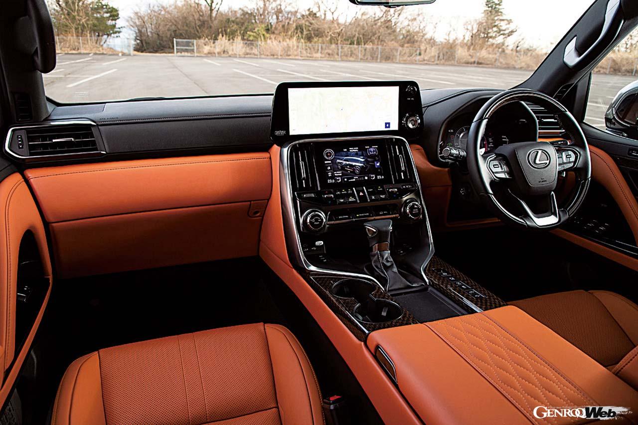 レクサス LX600のコクピット