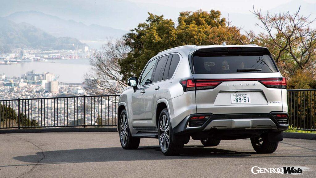 レクサス LX600のリヤスタイル