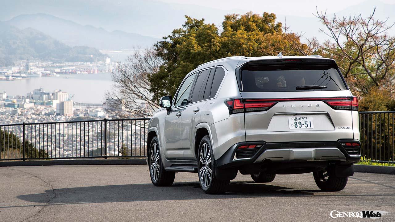 レクサス LX600のリヤスタイル