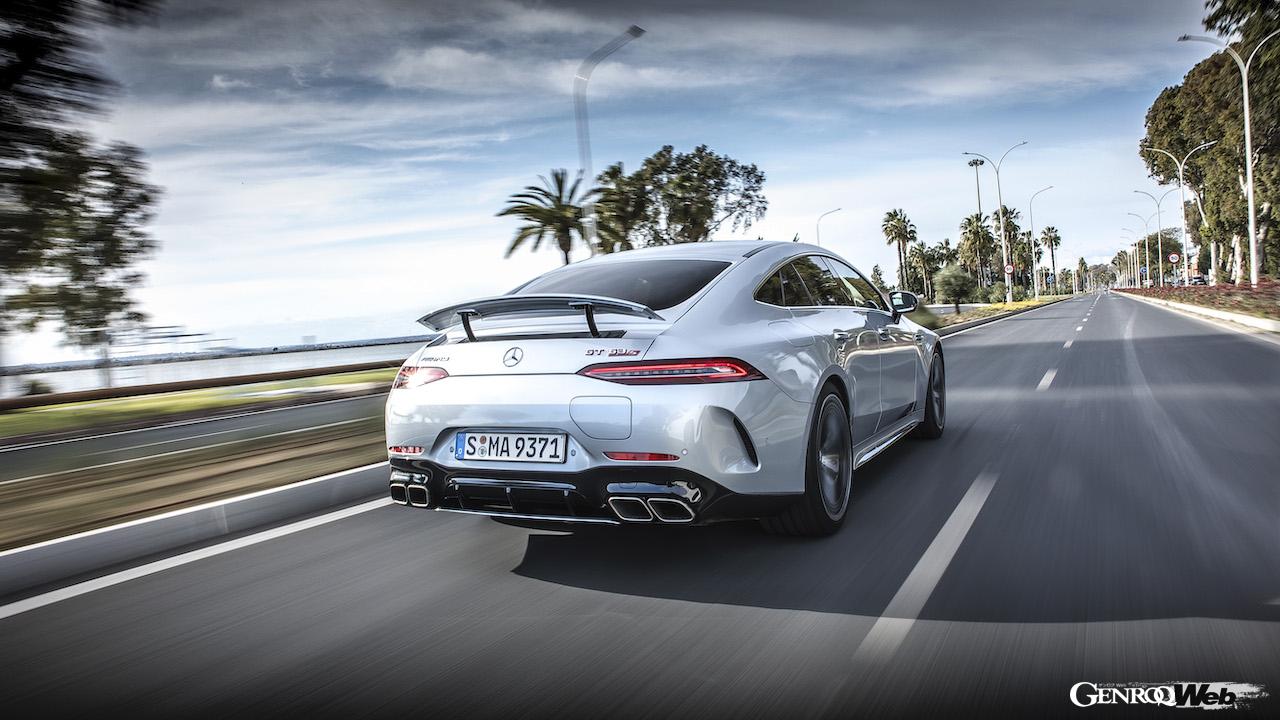 メルセデスAMG GT 63 S E PERFORMANCEのリヤビュー